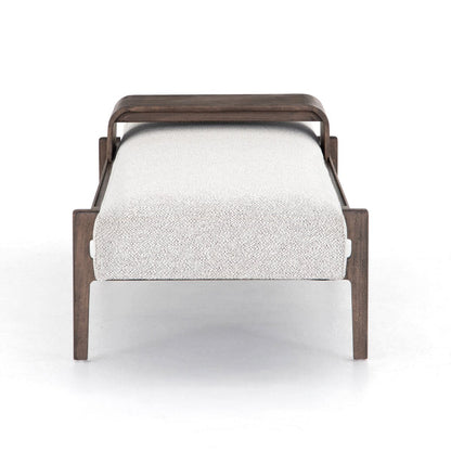 Organic Modern Solid Oak Wood Bench - Romina