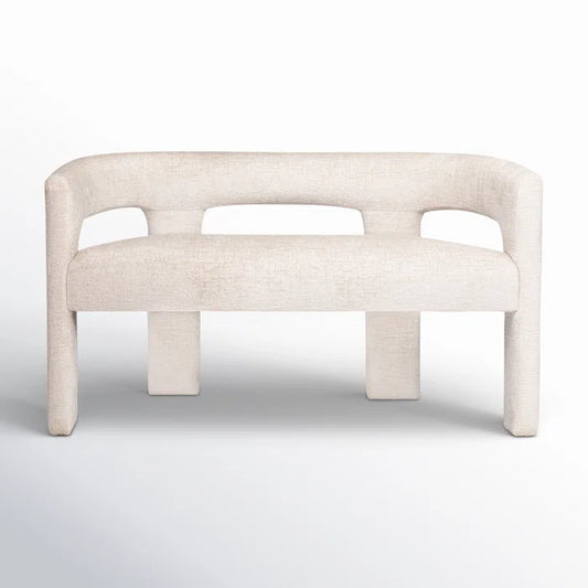 Organic Modern Luxury Bouclé Upholstered Bench - Anouchka