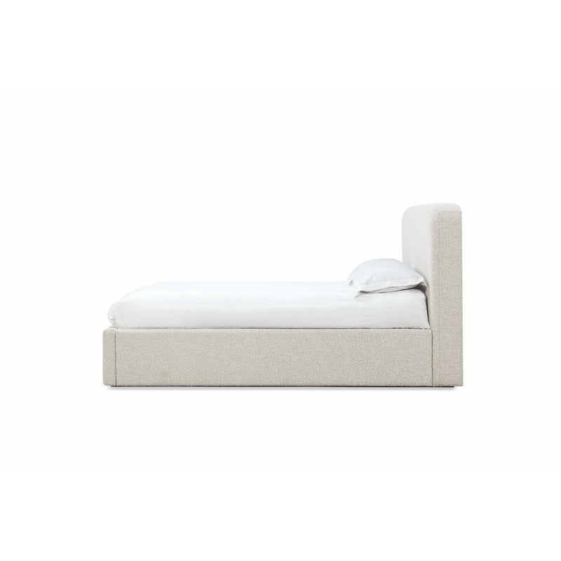 Organic Modern Upholstered Platform Bed with Plush Design - Bailee