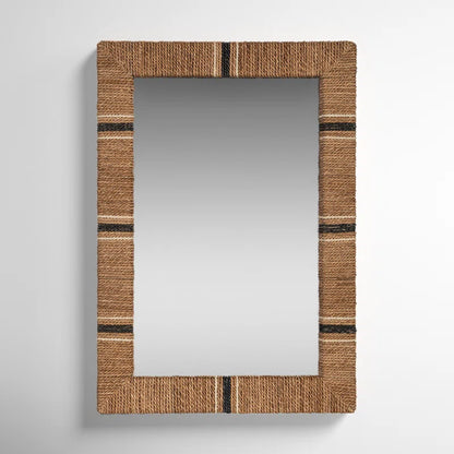 Organic Modern Woven Accent Mirror - Genesis