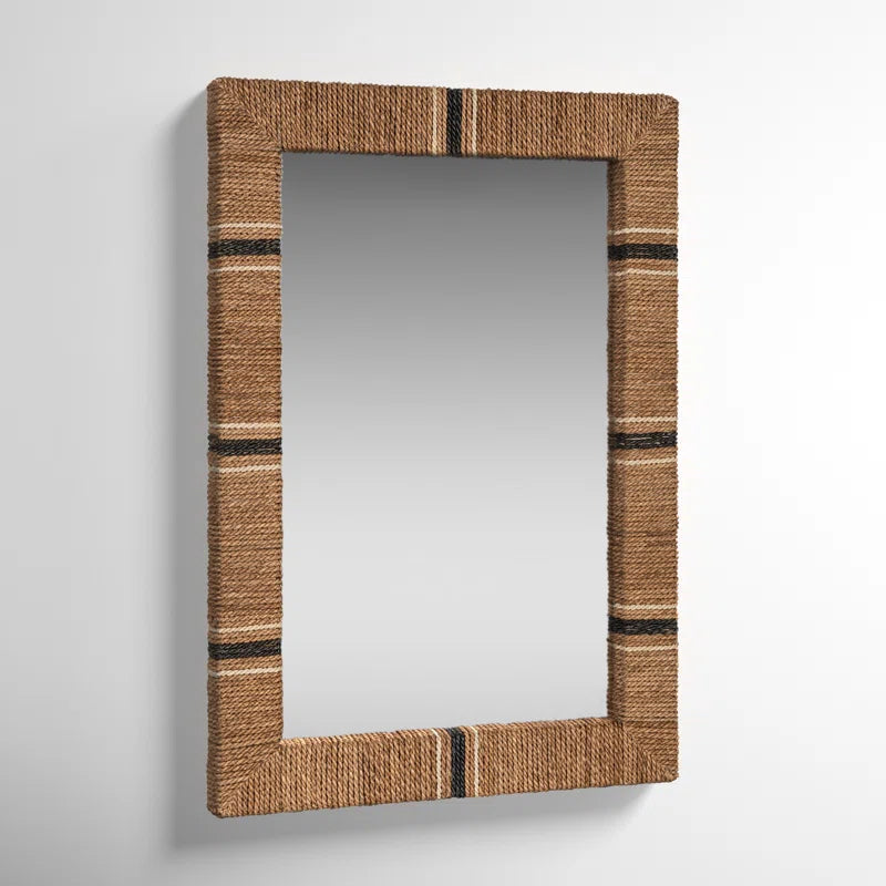 Organic Modern Woven Accent Mirror - Genesis