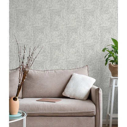 Organic Modern Ink Pattern Peel and Stick Wallpaper - Scott Living