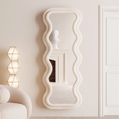 Organic Modern Wavy Full-Length Mirror - Benites