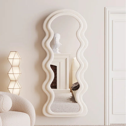 Organic Modern Wavy Mirror 