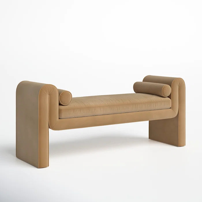 Organic Modern Minimalist Upholstered Bench - Seoul