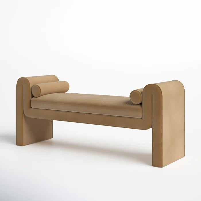 Organic Modern Minimalist Upholstered Bench - Seoul