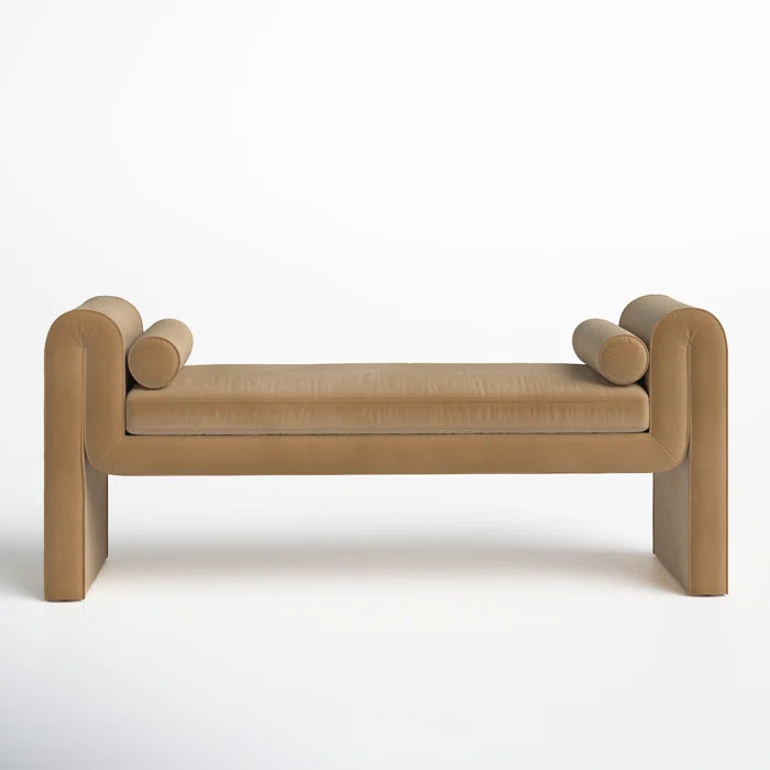 Organic Modern Minimalist Upholstered Bench - Seoul